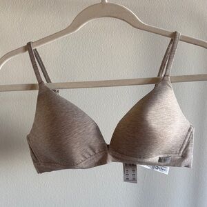 NWT Intimissimi Tiziana Triangle Bra in Cotton in Natural - 112I - Natural Blend